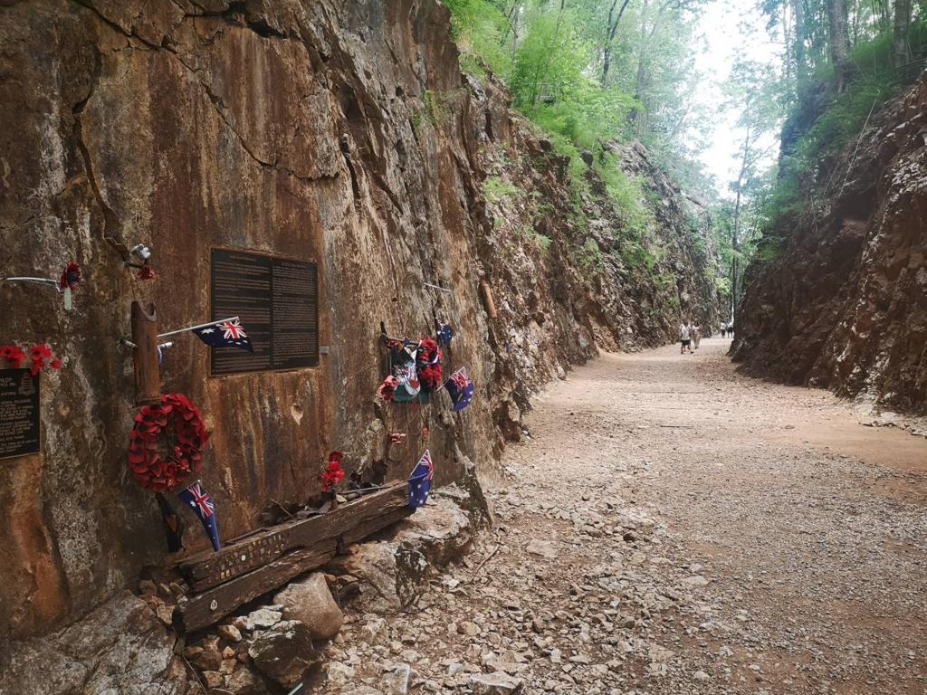 The main cutting at Hellfire Pass
